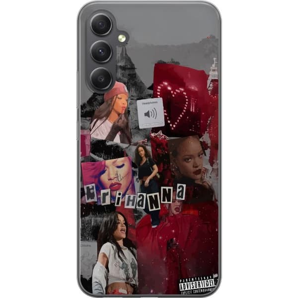 Samsung Galaxy S23 FE Gennemsigtig cover Rihanna – Iconic Fashion Moments