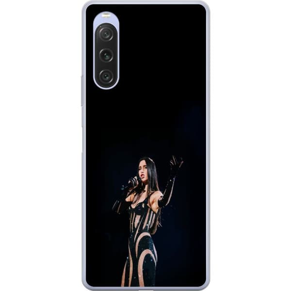 Sony Xperia 10 V Gennemsigtig cover Dua Lipa – Pop Star Aesthetic