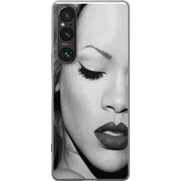 Sony Xperia 1 V Genomskinligt Skal Rihanna – Aesthetic Edit 2025