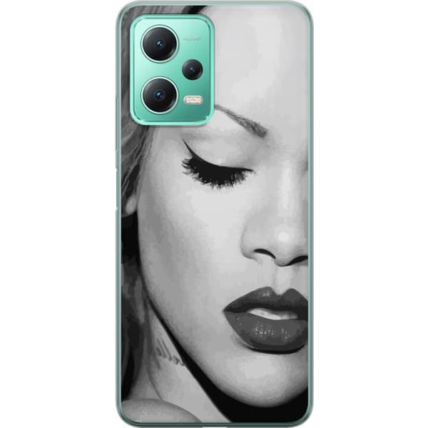 Xiaomi Redmi Note 12 Läpinäkyvä kuori Rihanna – Aesthetic Edit 2025