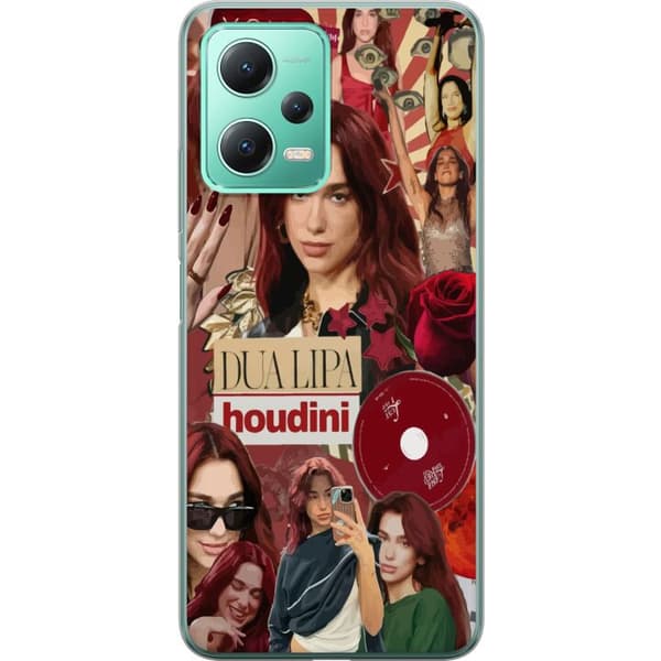 Xiaomi Redmi Note 12 Genomskinligt Skal Dua Lipa – Fashion & Style Edit