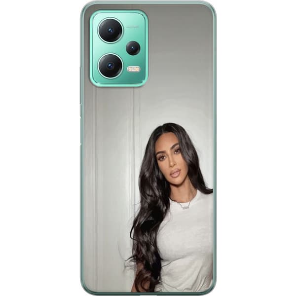 Xiaomi Redmi Note 12 Gjennomsiktig deksel Kim Kardashian – Iconic Style Collection
