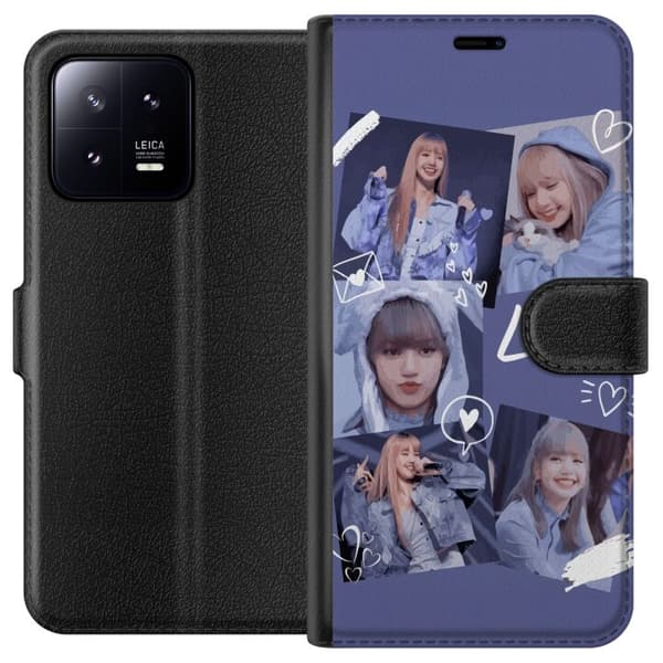 Xiaomi 13 Tegnebogsetui Lisa Blackpink – Aesthetic K-pop Queen