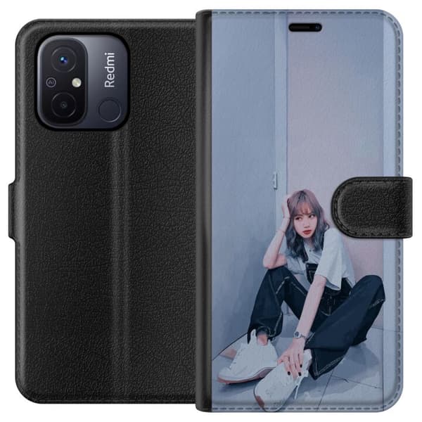 Xiaomi Redmi 12C Tegnebogsetui Lisa from Blackpink – K-pop Style Icon