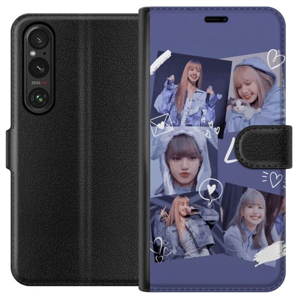 Sony Xperia 1 V Plånboksfodral Lisa Blackpink – Aesthetic K-pop Queen