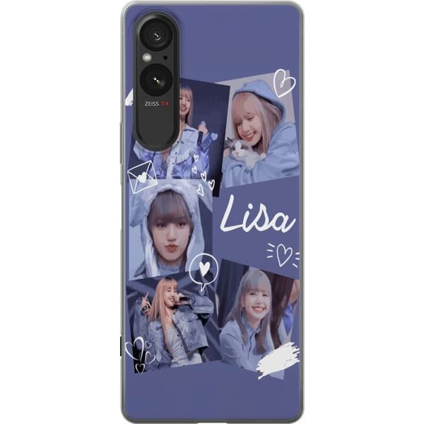 Sony Xperia 5 V Gjennomsiktig deksel Lisa Blackpink – Aesthetic K-pop Queen