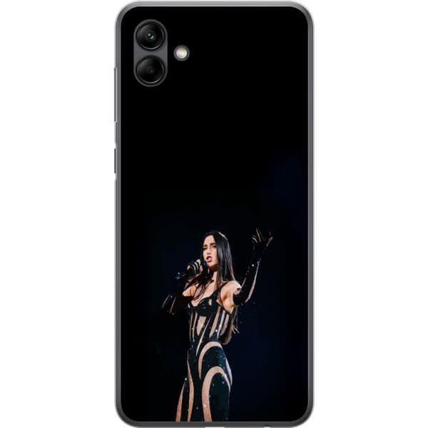 Samsung Galaxy A05 Gennemsigtig cover Dua Lipa – Pop Star Aesthetic