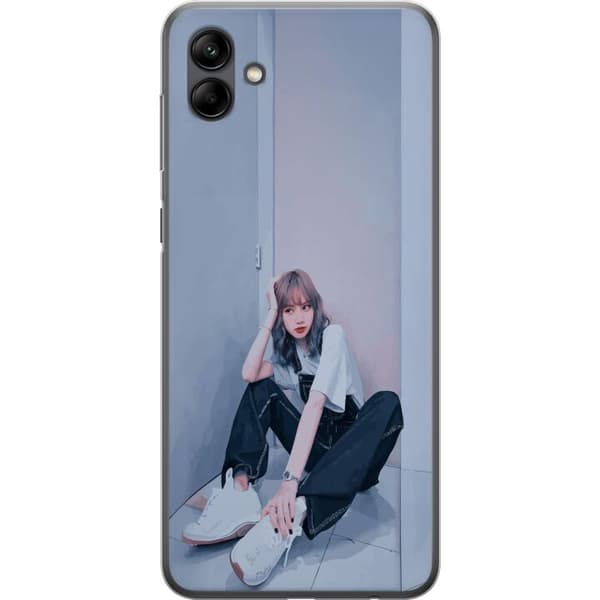 Samsung Galaxy A05 Gennemsigtig cover Lisa from Blackpink – K-pop Style Icon