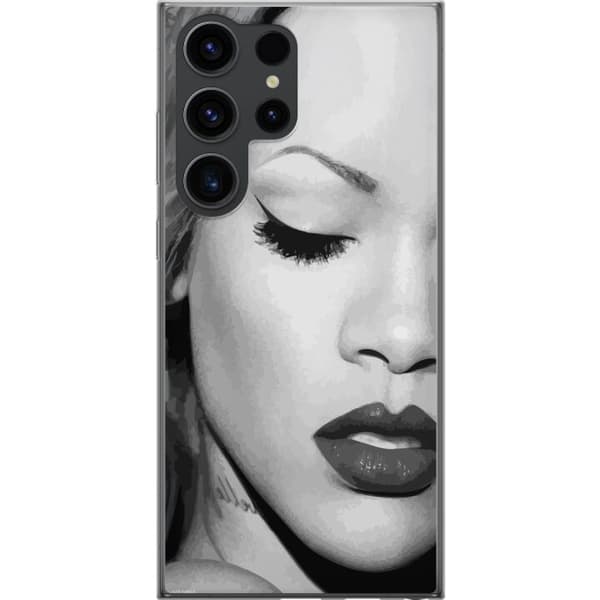 Samsung Galaxy S24 Ultra Gjennomsiktig deksel Rihanna – Aesthetic Edit 2025