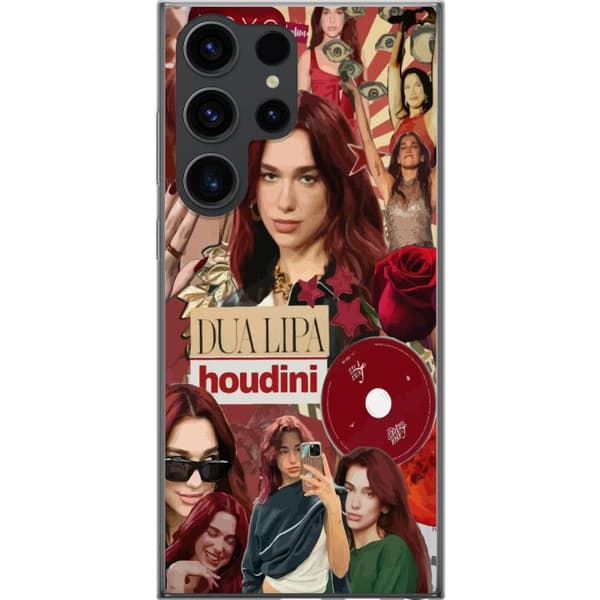 Samsung Galaxy S24 Ultra Gjennomsiktig deksel Dua Lipa – Fashion & Style Edit