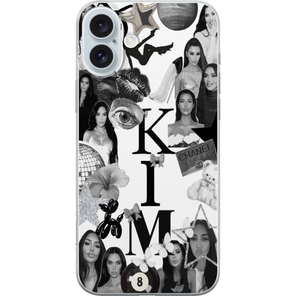 Apple iPhone 16 Plus Gennemsigtig cover Kim Kardashian – Aesthetic Look 2025