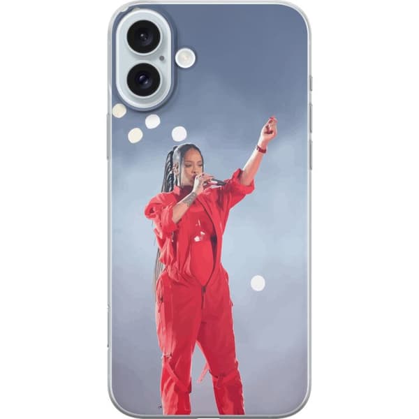 Apple iPhone 16 Plus Läpinäkyvä kuori Rihanna – Trendsetting Looks & Style