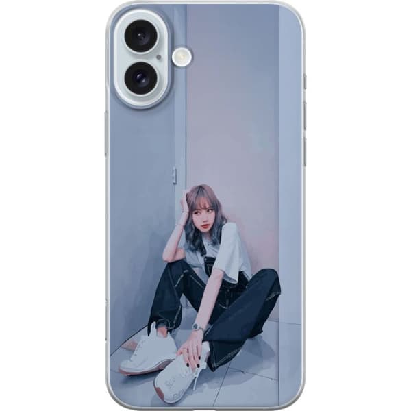 Apple iPhone 16 Plus Läpinäkyvä kuori Lisa from Blackpink – K-pop Style Icon