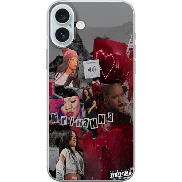 Apple iPhone 16 Plus Gjennomsiktig deksel Rihanna – Iconic Fashion Moments