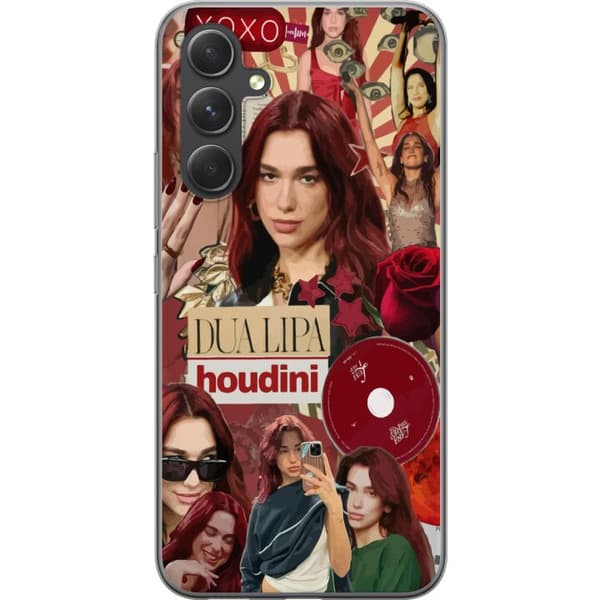 Samsung Galaxy S24 FE Gennemsigtig cover Dua Lipa – Fashion & Style Edit