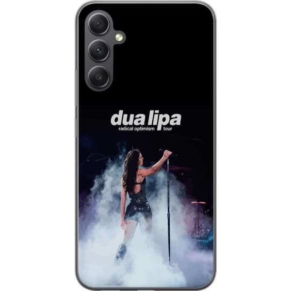 Samsung Galaxy A16 5G Gennemsigtig cover Dua Lipa – Signature Looks & Vibes