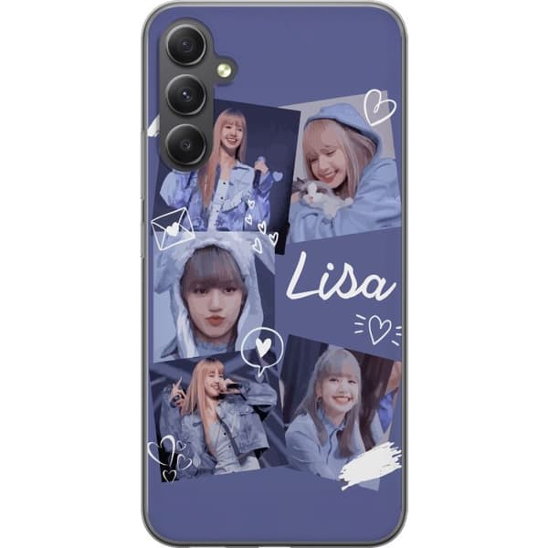 Samsung Galaxy A16 5G Genomskinligt Skal Lisa Blackpink – Aesthetic K-pop Queen