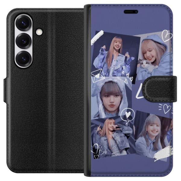 Samsung Galaxy S25 Tegnebogsetui Lisa Blackpink – Aesthetic K-pop Queen