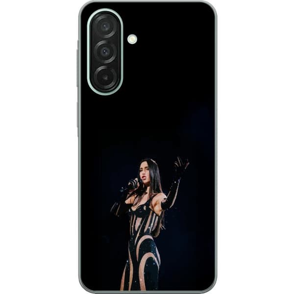 Samsung Galaxy A26 Genomskinligt Skal Dua Lipa – Pop Star Aesthetic