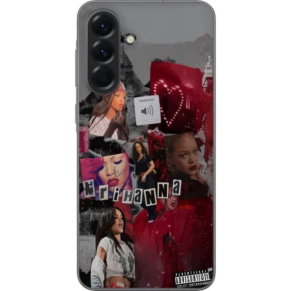 Samsung Galaxy A56 Genomskinligt Skal Rihanna – Iconic Fashion Moments
