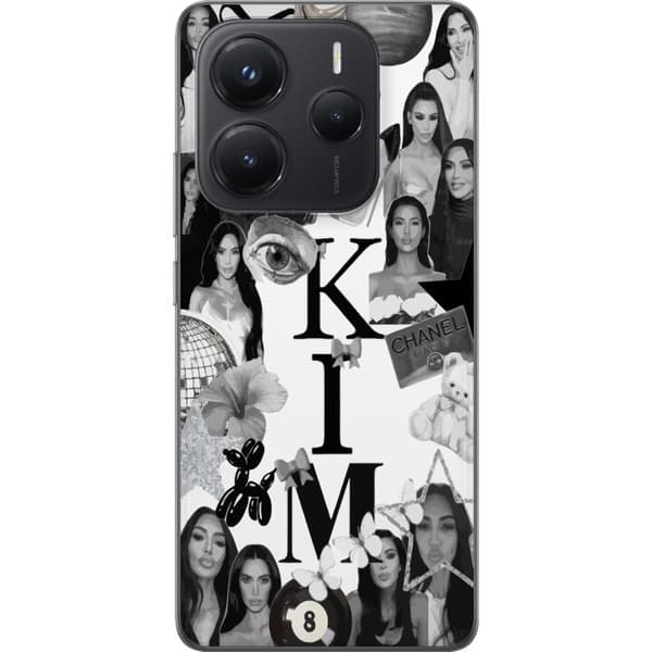 Xiaomi Redmi Note 14 Gjennomsiktig deksel Kim Kardashian – Aesthetic Look 2025