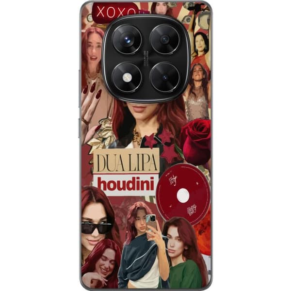 Xiaomi Redmi Note 14 Pro Gjennomsiktig deksel Dua Lipa – Fashion & Style Edit