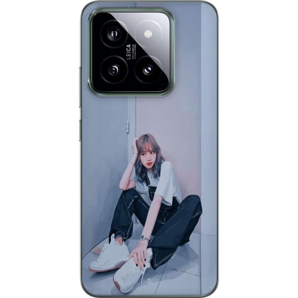 Xiaomi 14 Genomskinligt Skal Lisa from Blackpink – K-pop Style Icon