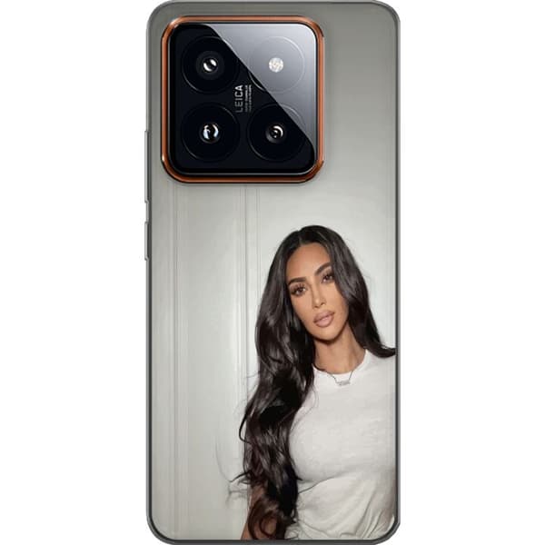Xiaomi 14 Pro Gjennomsiktig deksel Kim Kardashian – Iconic Style Collection