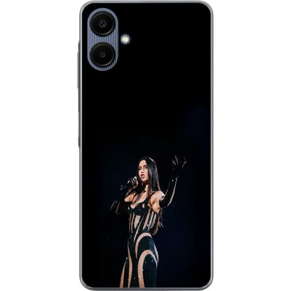 Samsung Galaxy A06 Genomskinligt Skal Dua Lipa – Pop Star Aesthetic