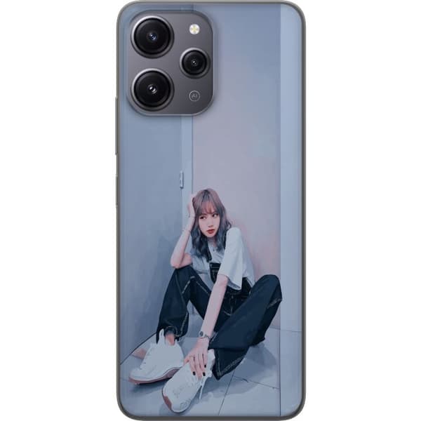 Xiaomi Redmi 12 Läpinäkyvä kuori Lisa from Blackpink – K-pop Style Icon