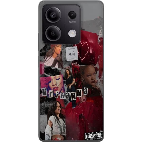 Xiaomi Redmi Note 13 Genomskinligt Skal Rihanna – Iconic Fashion Moments