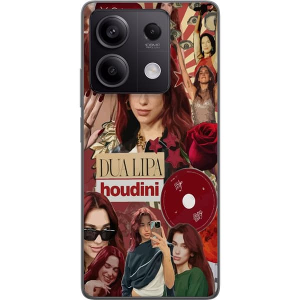Xiaomi Redmi Note 13 Pro Gjennomsiktig deksel Dua Lipa – Fashion & Style Edit