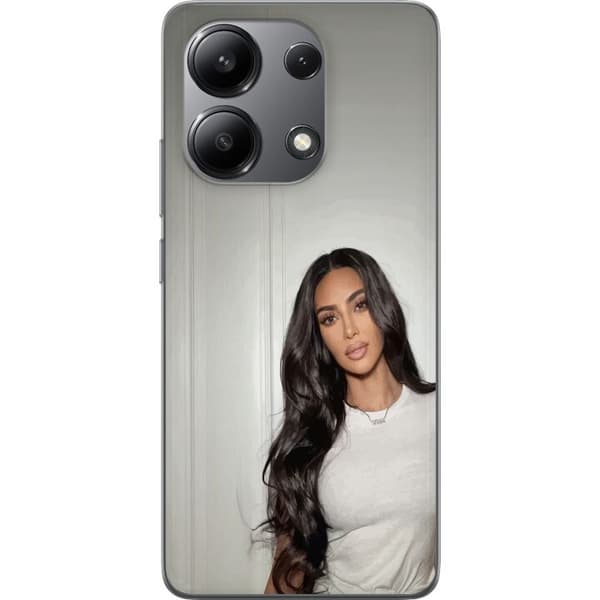Xiaomi Redmi Note 13 4G Gjennomsiktig deksel Kim Kardashian – Iconic Style Collection