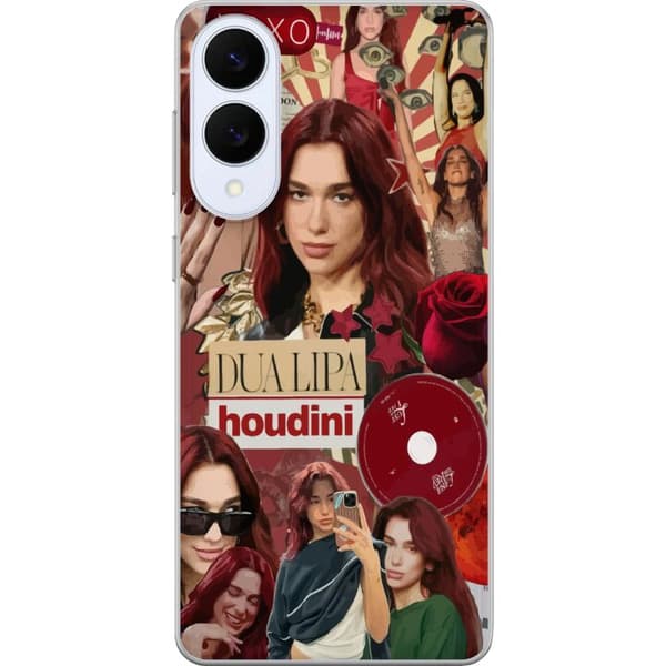 Samsung Galaxy S25 Edge Gjennomsiktig deksel Dua Lipa – Fashion & Style Edit
