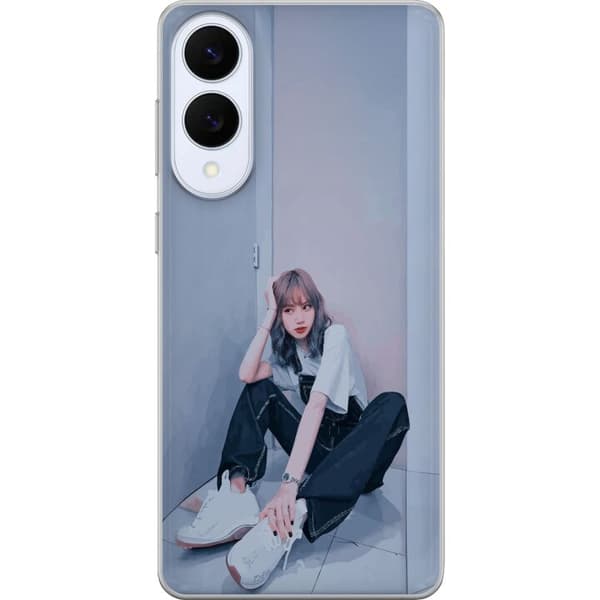 Samsung Galaxy S25 Edge Gennemsigtig cover Lisa from Blackpink – K-pop Style Icon