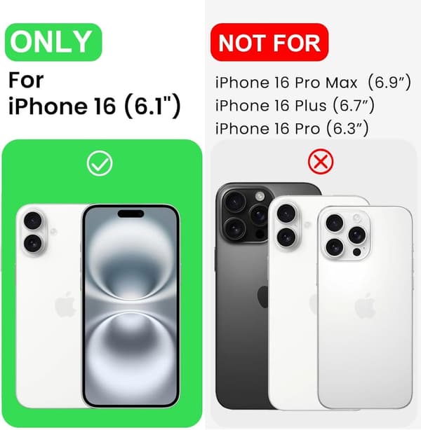 iPhone 16 mattamusta kotelo - Kameran lisäsuojaus