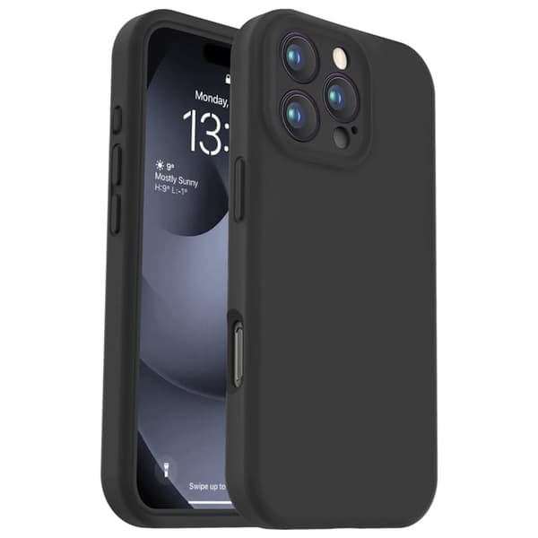 iPhone 16 Pro mattamusta kotelo - Kameran lisäsuojaus