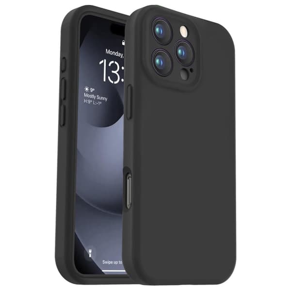 iPhone 16 Pro Max mattamusta kotelo - ylimääräinen kamerasuoja