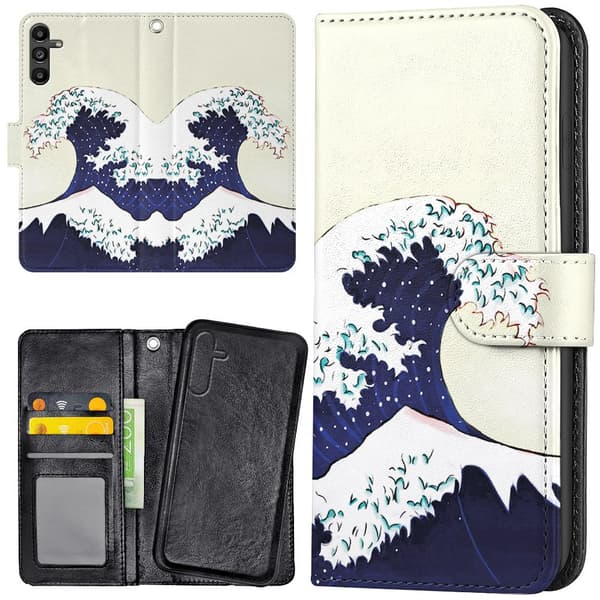 Samsung Galaxy A56 5G - Mobilcover/Etui Cover Flodbølge