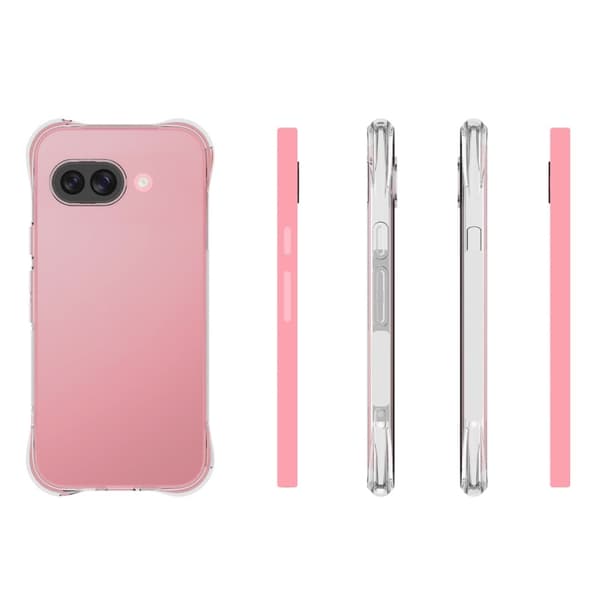 SKALO Google Pixel 9a Extra strong TPU Suojakuori - Läpinäkyvä