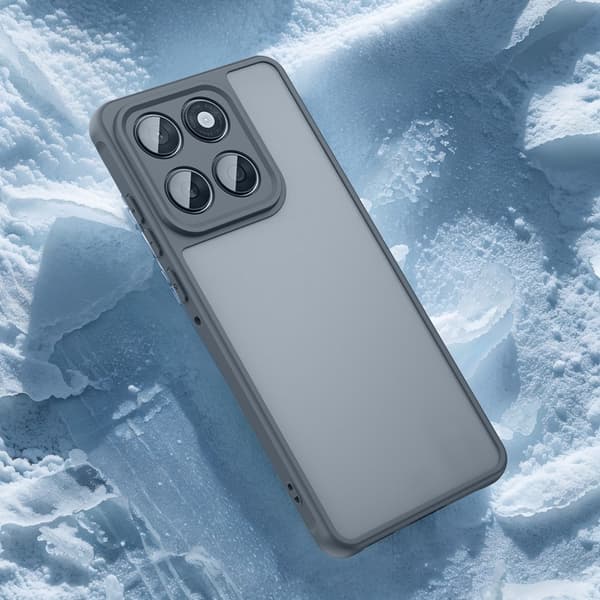 SKALO Motorola Edge 60 Color Bumper Frosted Cover - Blå