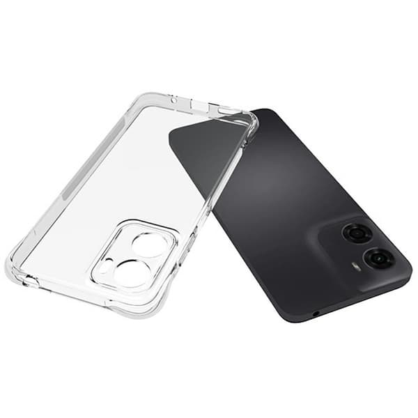 SKALO Motorola Moto G05 Extra strong TPU Suojakuori - Läpinäkyvä