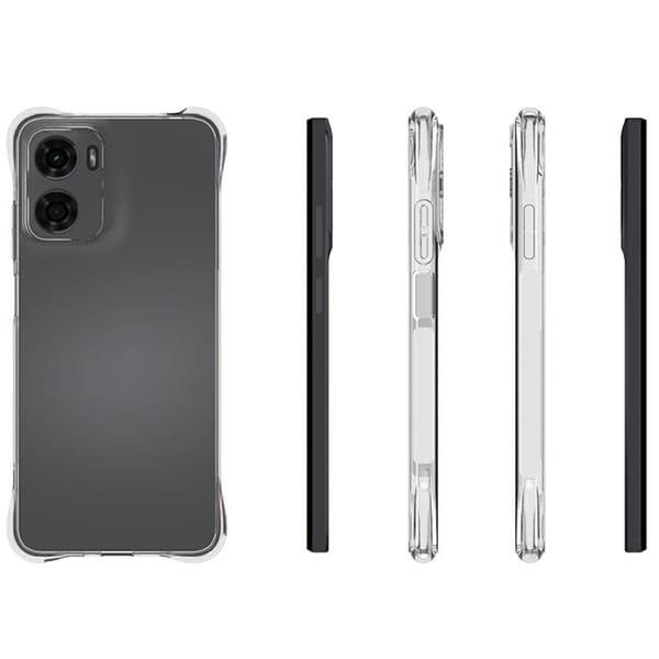 SKALO Motorola Moto G05 Extra strong TPU Suojakuori - Läpinäkyvä