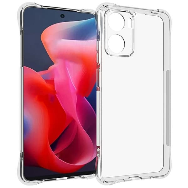 SKALO Motorola Moto G05 Extra strong TPU Suojakuori - Läpinäkyvä