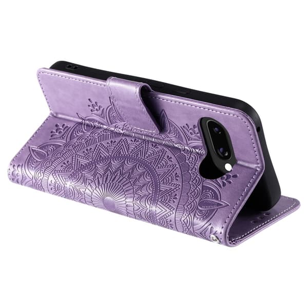 SKALO Google Pixel 9a Mandala Flip Cover - Lilla