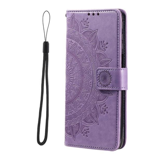 SKALO Google Pixel 9a Mandala Flip Cover - Lilla