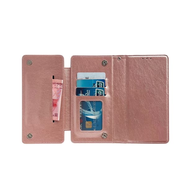 SKALO Google Pixel 9a 2-in-1 Magnetiskt Avtagbart Plånboksfodral - Roséguld