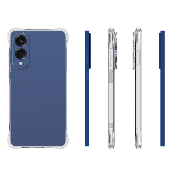 SKALO Samsung S25 Edge Extra strong TPU Cover - Gennemsigtig
