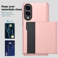 Miniatyrbillede 3 af 11: SKALO Samsung S25 Edge Armor Kortholder Cover - Sort