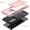 Miniatyrbillede 6 af 11: SKALO Samsung S25 Edge Armor Kortholder Cover - Sort